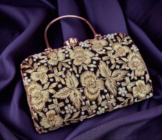 (Customised Velvet Clutch) - Image 3